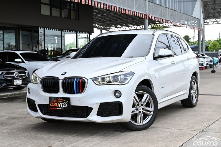 รถ BMW X1 2.0 sDrive18d M Sport สี ขาว