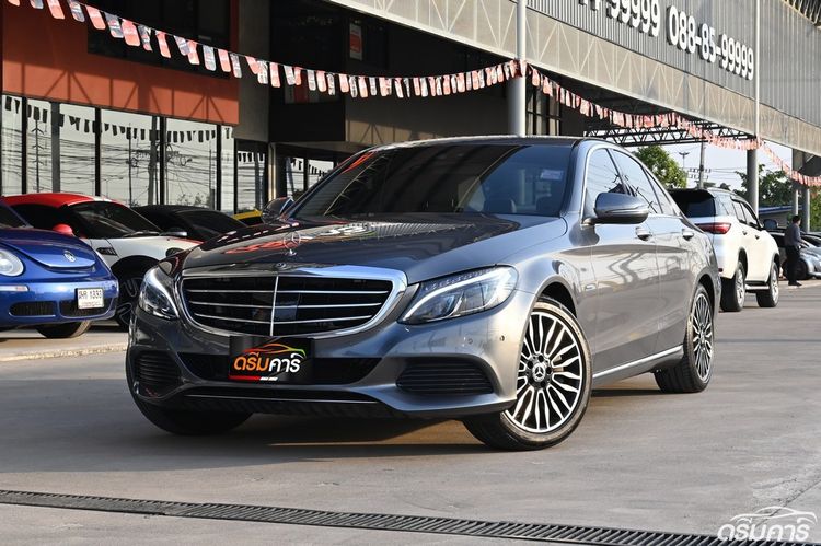 Mercedes-Benz C-Class 2018 C350 Sedan ปลั๊กอินไฮบริด (PHEV) ไม่ติดแก๊ส เกียร์อัตโนมัติ เทา