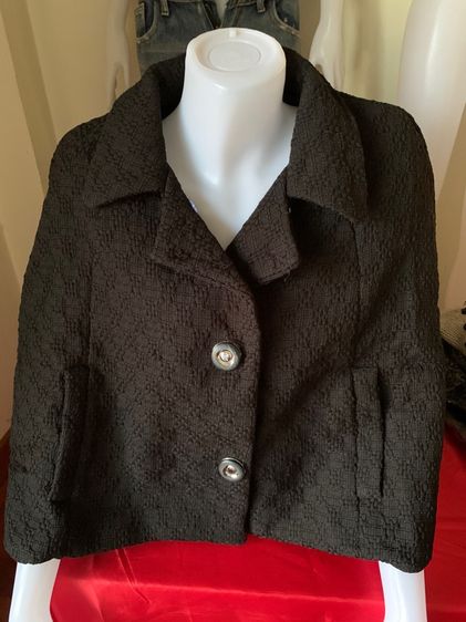 เสื้อคลุมสไตล์เรียบหรู ใส่ทำงานหรือออกนอกสถานที่ได้อย่างมั่นใจ ดีไซน์ไม่มีแขน เพิ่มความคล่องตัวขณะพิมพ์งานหรือหยิบของ รูปที่ 2