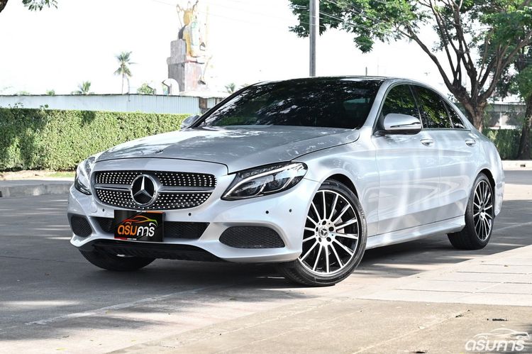 Mercedes-Benz C-Class 2018 C350 Sedan ปลั๊กอินไฮบริด (PHEV) ไม่ติดแก๊ส เกียร์อัตโนมัติ บรอนซ์เงิน