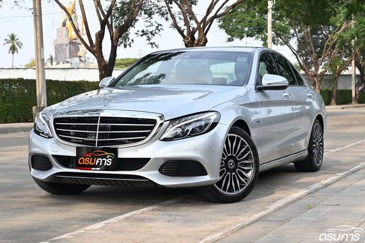 Mercedes-Benz C-Class 2018 C350 Sedan ปลั๊กอินไฮบริด (PHEV) ไม่ติดแก๊ส เกียร์อัตโนมัติ บรอนซ์เงิน