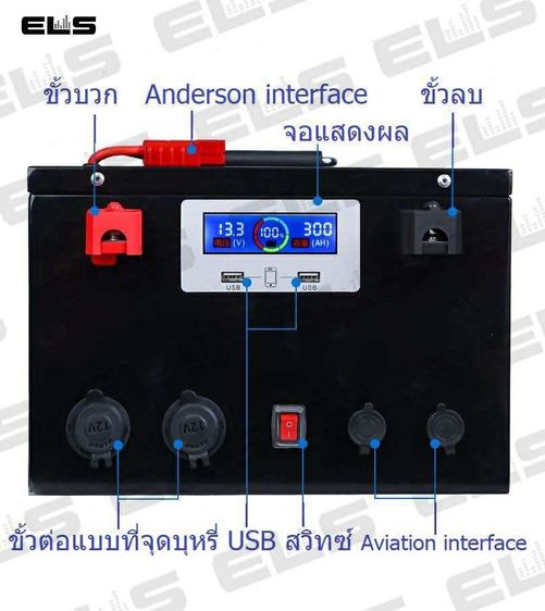 CATL แบตลิเทียม 12V 24V 48V 150A-300A คุณภาพดีราคาส่งจากโรงงาน รูปที่ 3