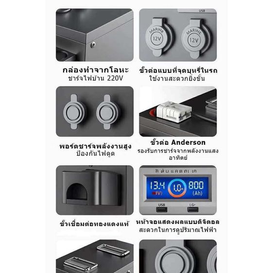 CATL แบตลิเทียม 12V 24V 48V 150A-300A คุณภาพดีราคาส่งจากโรงงาน รูปที่ 5