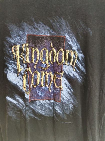 เสื้อวง kingdom ผ้าบางตะเข็บเดียว ตำหนิ ไม่พบ  รูปที่ 4