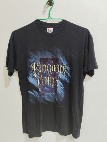 เสื้อวง kingdom ผ้าบางตะเข็บเดียว ตำหนิ ไม่พบ  รูปที่ 2