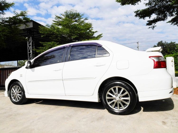 Toyota Vios 2012 1.5 E Sedan เบนซิน ไม่ติดแก๊ส เกียร์อัตโนมัติ ขาว รูปที่ 3
