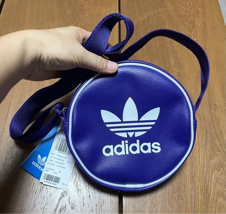 ไม่ระบุ ม่วง หนัง PU Adidas กระเป๋าสะพายข้าง