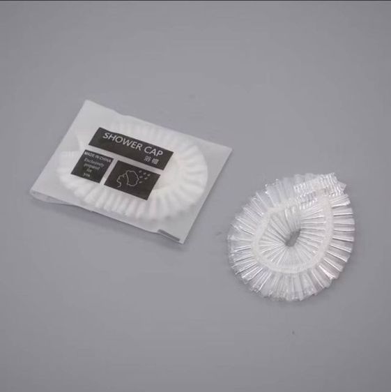 หมวกคลุมอาบน้ำโรงแรม  หนา เหนียว กลับมาใช้ได้หลายครั้ง ประหยัด 