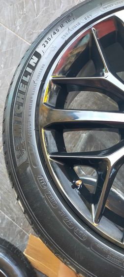 แม็กฮอนด้า ขอบ18 สีอบpowder coat พร้อมยางมิชลิน 235 45 18 ปี24 ใส่ new civic, accord ได้ทุกรุ่น รูปที่ 9