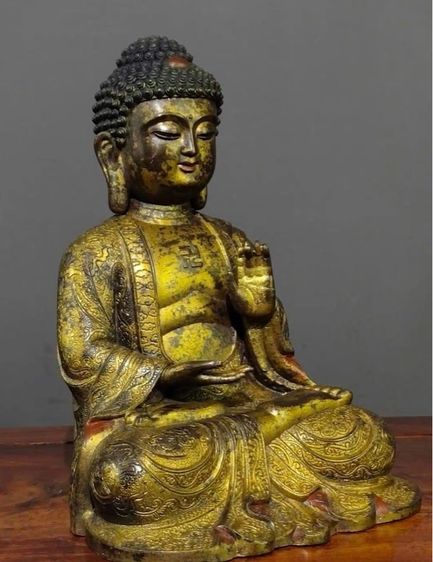 🕉️พระพุทธรูปไวโรจนพุทธศากยมุนีทิเบต  รูปที่ 2