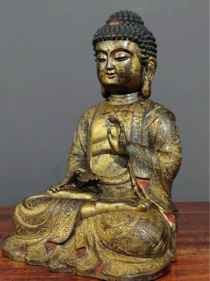 🕉️พระพุทธรูปไวโรจนพุทธศากยมุนีทิเบต 