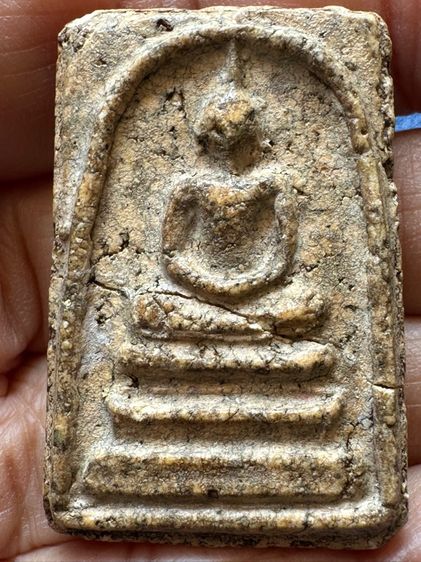 🙏พระสมเด็จพิมพ์ใหญ่ เนื้อก้นครก(พระหักซ่อมเดิม) มีคราบกรุ🙏 พระสมเด็จพิมพ์ใหญ่ บางขุนพรหม องค์ละ 1850 รูปที่ 7