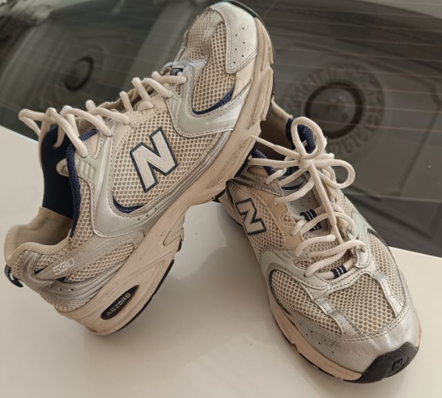 ขาว ผ้าใบ รองเท้าผ้าใบ UK 8.5 | EU 42 2/3 | US 10 ขาย New Balance 530KA Steal Grey  นิยม สวยสภาพดี size 42.5-270cm ของแท้