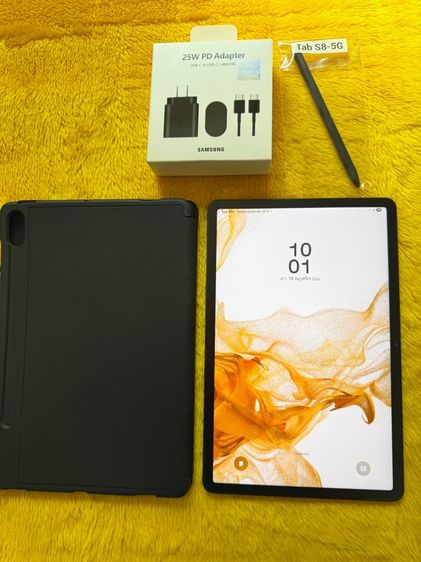 128 GB Samsung Tab S8-5G-ใหม่ไร้รอยจริง