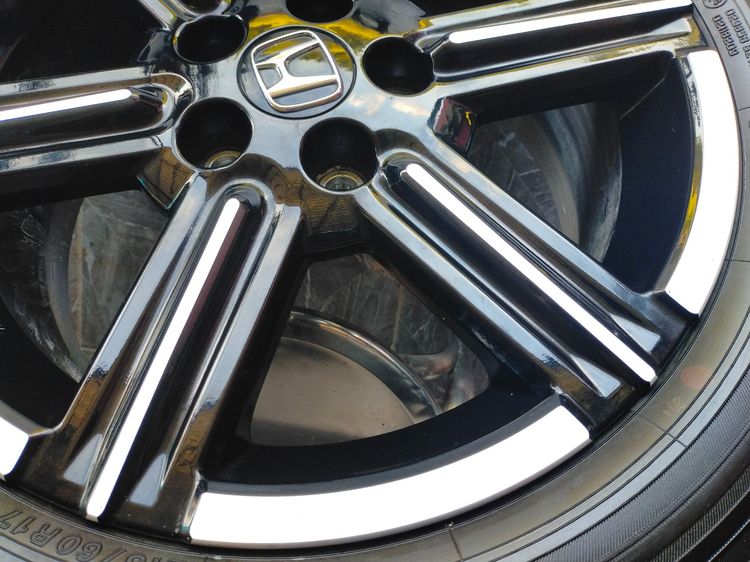 แม็กฮอนด้า ขอบ17 ป้ายแดงสีเดิม พร้อมยางโยโกฮาม่า 215 60 17 ปี24 ยางสวยทุกเส้นใส่ HRV CRV g2 รูปที่ 6