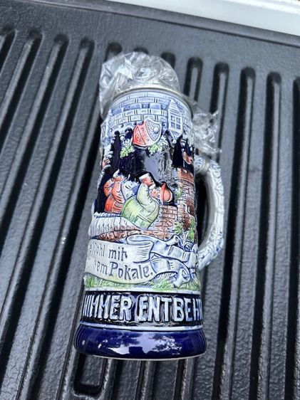 เซรามิคเก่า Vintage Original King Germany แก้วเบียร์ 