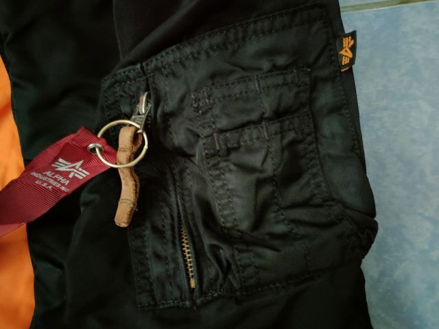 ขายเสื้อเจคเกตไฟท์อัลฟ่าสีดำสภาพดีไม่มีขาดปะเบอร์L รูปที่ 12