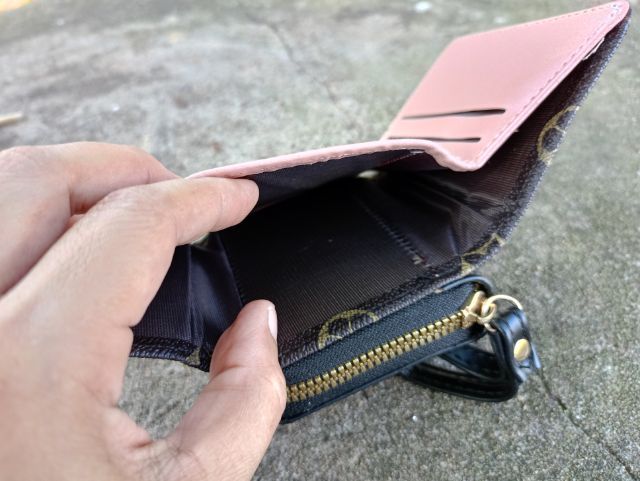 กระเป๋าสตางค์ผู้หญิง ใบสั้น หนังPU รูปที่ 5