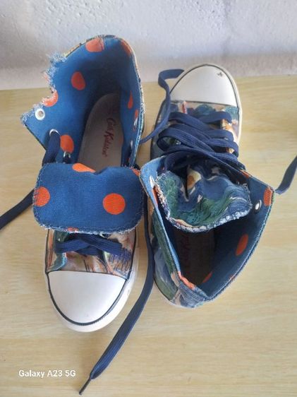 รองเท้าผ้าใบหุ้มข้อ ลายดอกไม้ Cath Kidston รูปที่ 9