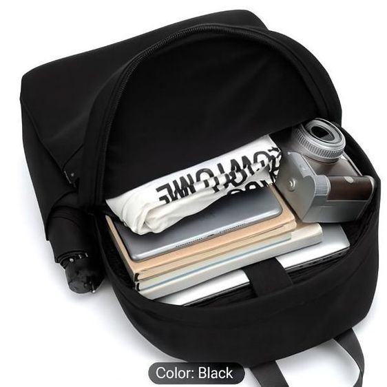 Black Bagpacker by B'Choices TH กระเป๋าเป้พร้อมไปกับคุณในทุกที่ รูปที่ 5