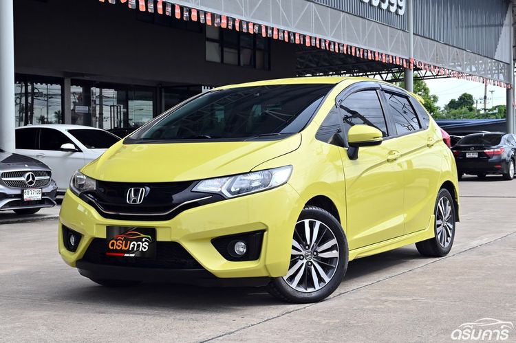 รถ Honda Jazz 1.5 SV สี เหลือง