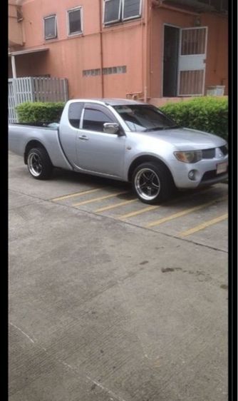 Mitsubishi Triton 2008 2.4 CNG Pickup ดีเซล ไม่ติดแก๊ส เกียร์ธรรมดา เทา รูปที่ 2