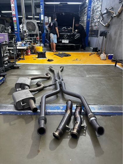 ชุดท่อไอเสียแต่งจากร้าน Type1 มือสอง สภาพดี ใส่ C43 Coupe รูปที่ 2