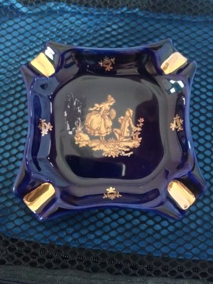 Limoges แท้จากฝรั่งเศส เขียนด้วยน้ำทองแท้ 24K สวยค่ะ(เหมายกคู่) รูปที่ 2