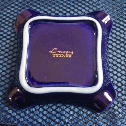 Limoges แท้จากฝรั่งเศส เขียนด้วยน้ำทองแท้ 24K สวยค่ะ(เหมายกคู่) รูปที่ 3