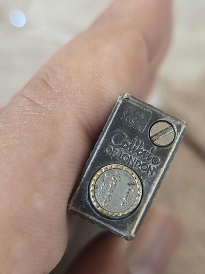 ไฟแช็คสัญชาติอังกฤษ Vintage Gas Lighter Colibri John Sterling LONDON จุดติด  รูปที่ 8