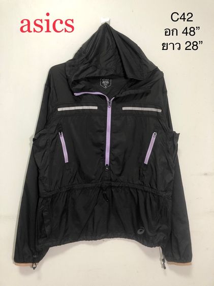 ไม่ระบุ ดำ ชุดออกกำลังกาย อื่นๆ ASICS เสื้อคลุมกันแดดกันลม