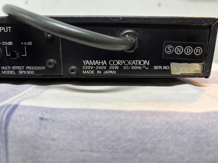 เอฟเฟคร้อง YAMAHA. SPX 900 JAPAN ใช้ไฟ  220 V  เสียงดีแน่นอนไม่แพ้รุ่นใหญ่ครับ เดิมๆสนใจเชิญครับ รูปที่ 10