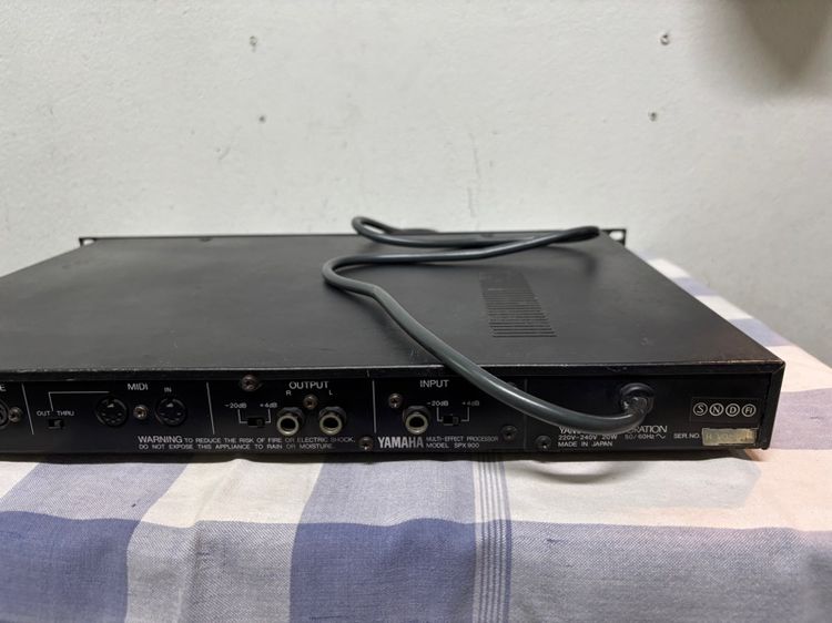 เอฟเฟคร้อง YAMAHA. SPX 900 JAPAN ใช้ไฟ  220 V  เสียงดีแน่นอนไม่แพ้รุ่นใหญ่ครับ เดิมๆสนใจเชิญครับ รูปที่ 9