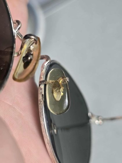 Vintage Ray-Ban  B L W2247 Etched White Gold Made In Usa . รูปที่ 6