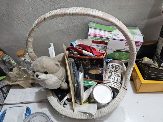 กระเช้าเพื่อนำไปแพ็คของให้ตอนปีใหม่
  รูปที่ 2