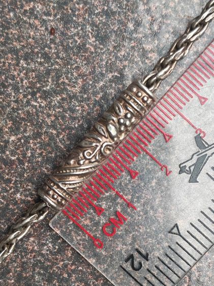 สร้อยคอเงินแท้พร้อมตะกรุดเงินแท้ 12 ดอก งานเก่า เพิ่งจะเคยเห็น ราคาแบ่งปันครับ รูปที่ 7