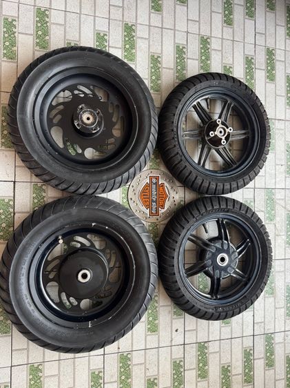 ล้อแม็กฟีโน่115 ขอบ12 พร้อมยาง ชุดละ5900 ติดต่อ 089-4138993 เอส  รูปที่ 6
