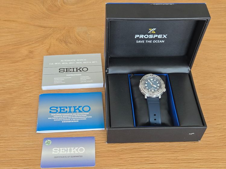 Seiko Prospex Save the Ocean - like new รูปที่ 4