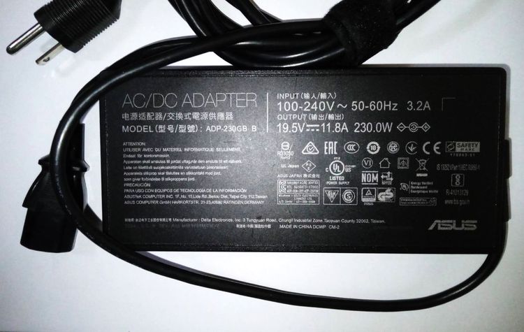 ASUS AC-DC Adapter  Model ADP-230GB B  19.5V  11.8A 230W รูปที่ 2