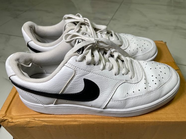 ขาว หนังแท้ รองเท้าผ้าใบ UK 8 | EU 42 | US 8.5 Nike รองเท้าไนกี้