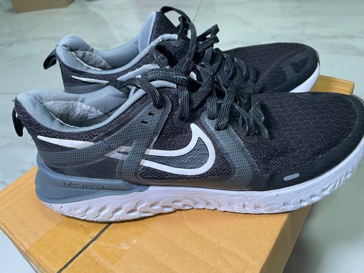 ผู้ชาย ดำ รองเท้าวิ่ง Nike ไนกี้รีแอค