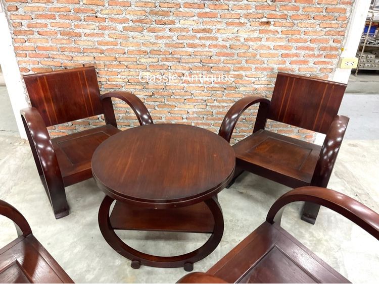 เก้าอี้ รถถัง ไม้สักสะสม รูปที่ 9