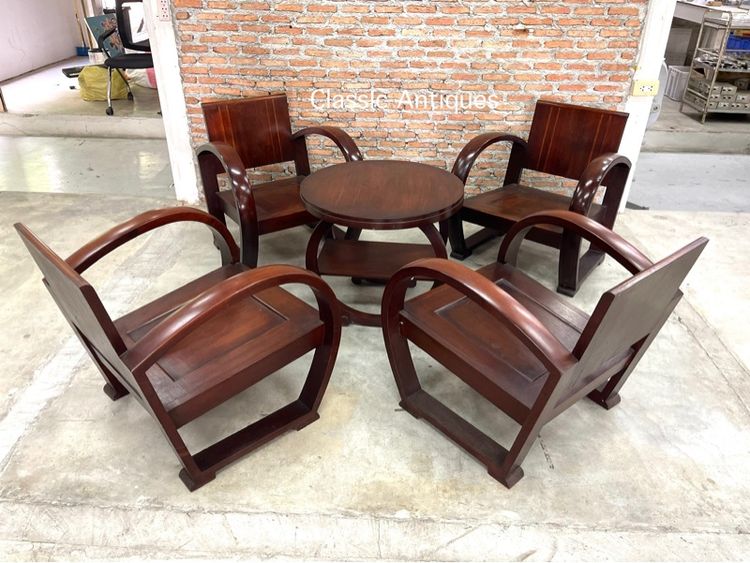 เก้าอี้ รถถัง ไม้สักสะสม รูปที่ 6