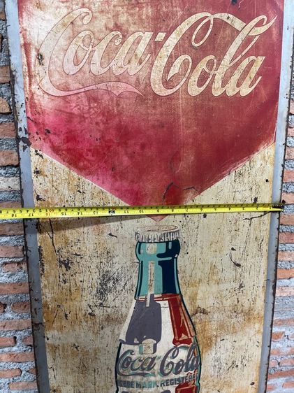 ป้าย โค้กสังกะสี เก่าสะสม รูปที่ 5