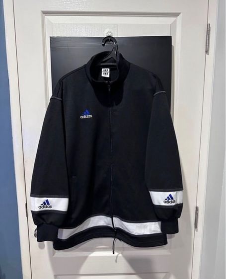 L แขนยาว เสื้อแจ็คเก็ต | เสื้อคลุม อื่นๆ เสื้อวอร์มสีดำ แบรนด์ addidas 