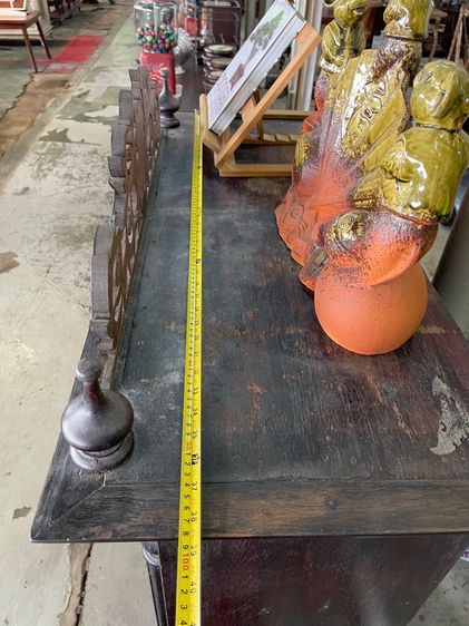 ตู้ไทย ไม้สัก หัวขุน โบราณเก่าสะสม รูปที่ 15