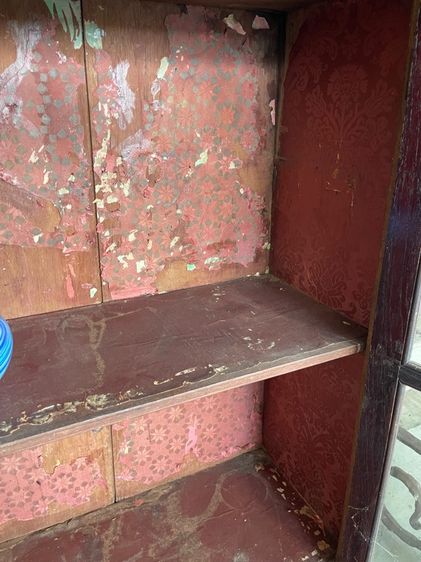 ตู้ไทย ไม้สัก หัวขุน โบราณเก่าสะสม รูปที่ 18