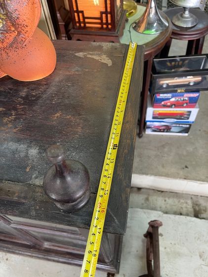 ตู้ไทย ไม้สัก หัวขุน โบราณเก่าสะสม รูปที่ 14