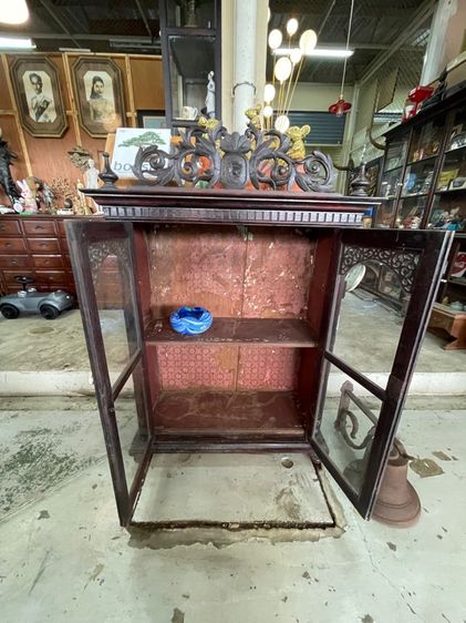 ตู้ไทย ไม้สัก หัวขุน โบราณเก่าสะสม รูปที่ 17