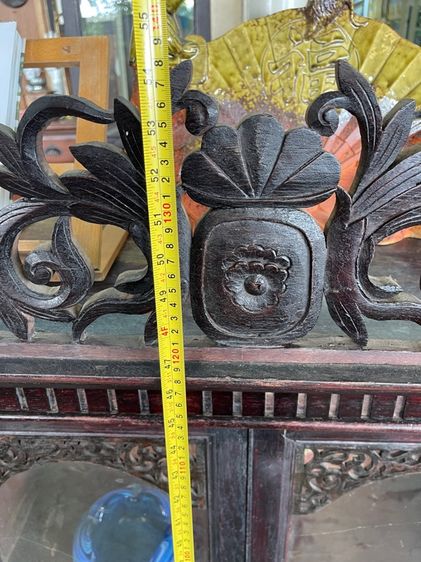 ตู้ไทย ไม้สัก หัวขุน โบราณเก่าสะสม รูปที่ 11